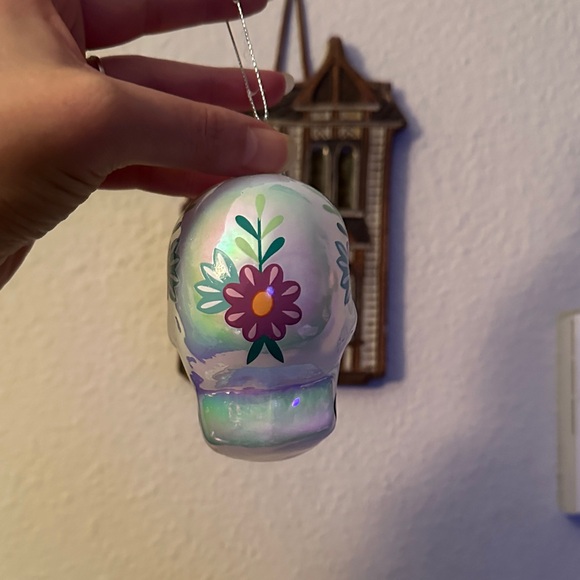Colorful Sugar Skull Holiday Ornament - Picture 5 of 8
